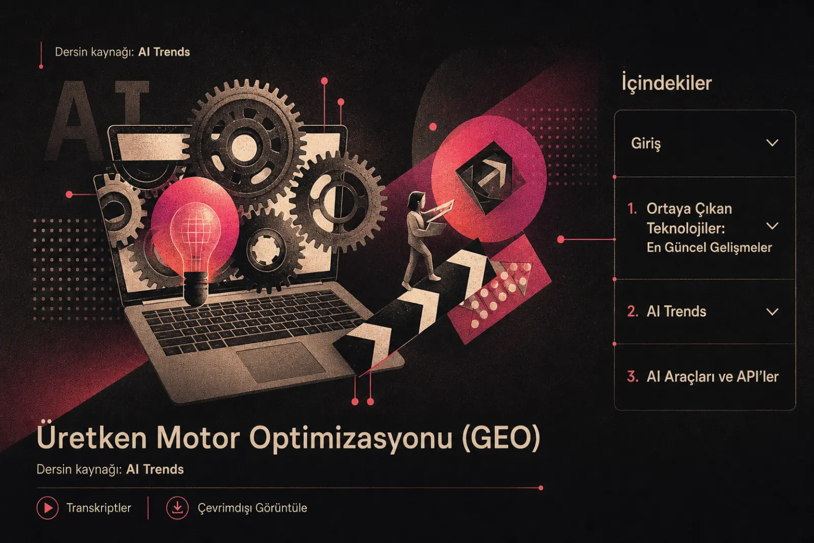 LinkedIn Learning GEO bölümü