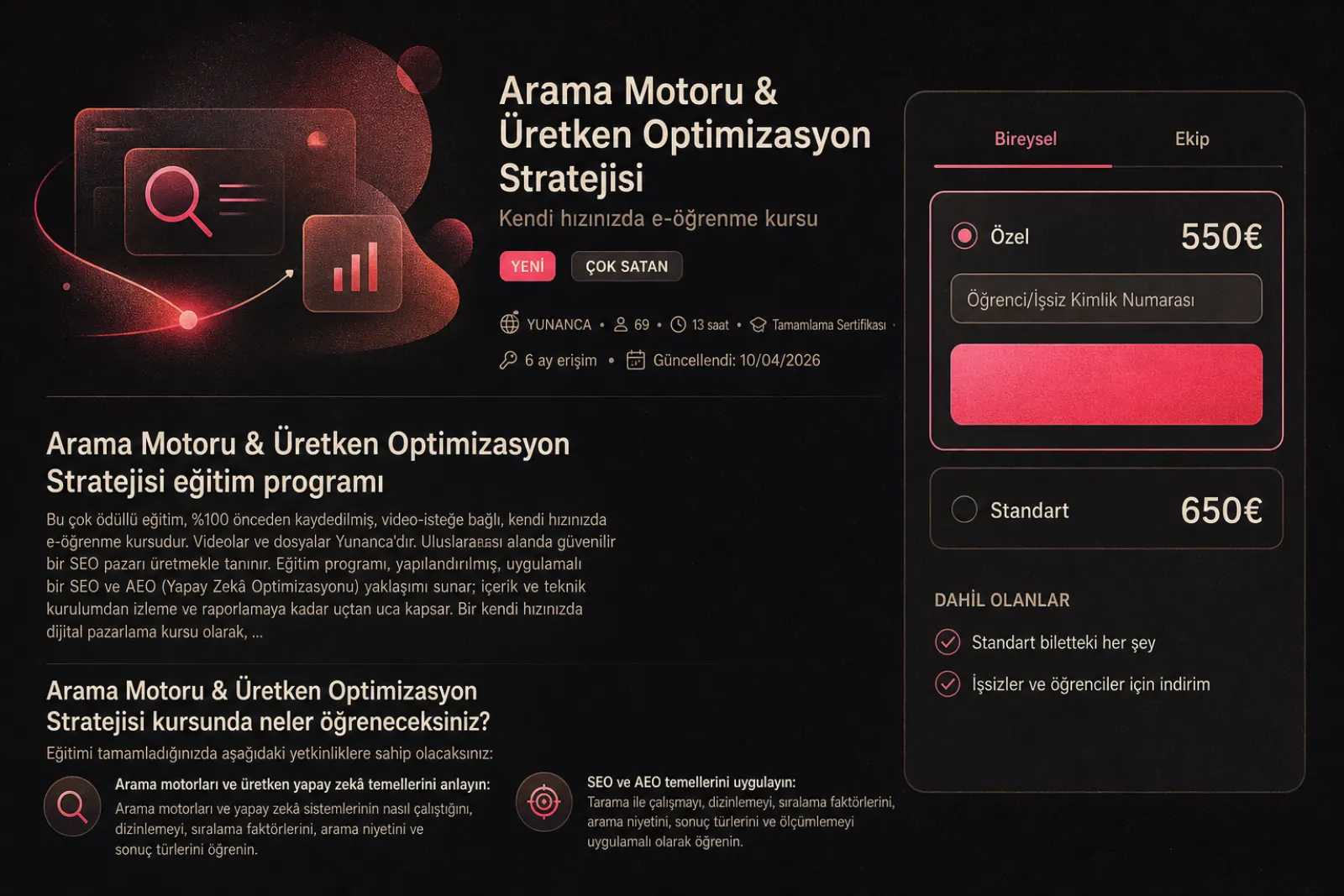Knowcrunch e-öğrenme programı