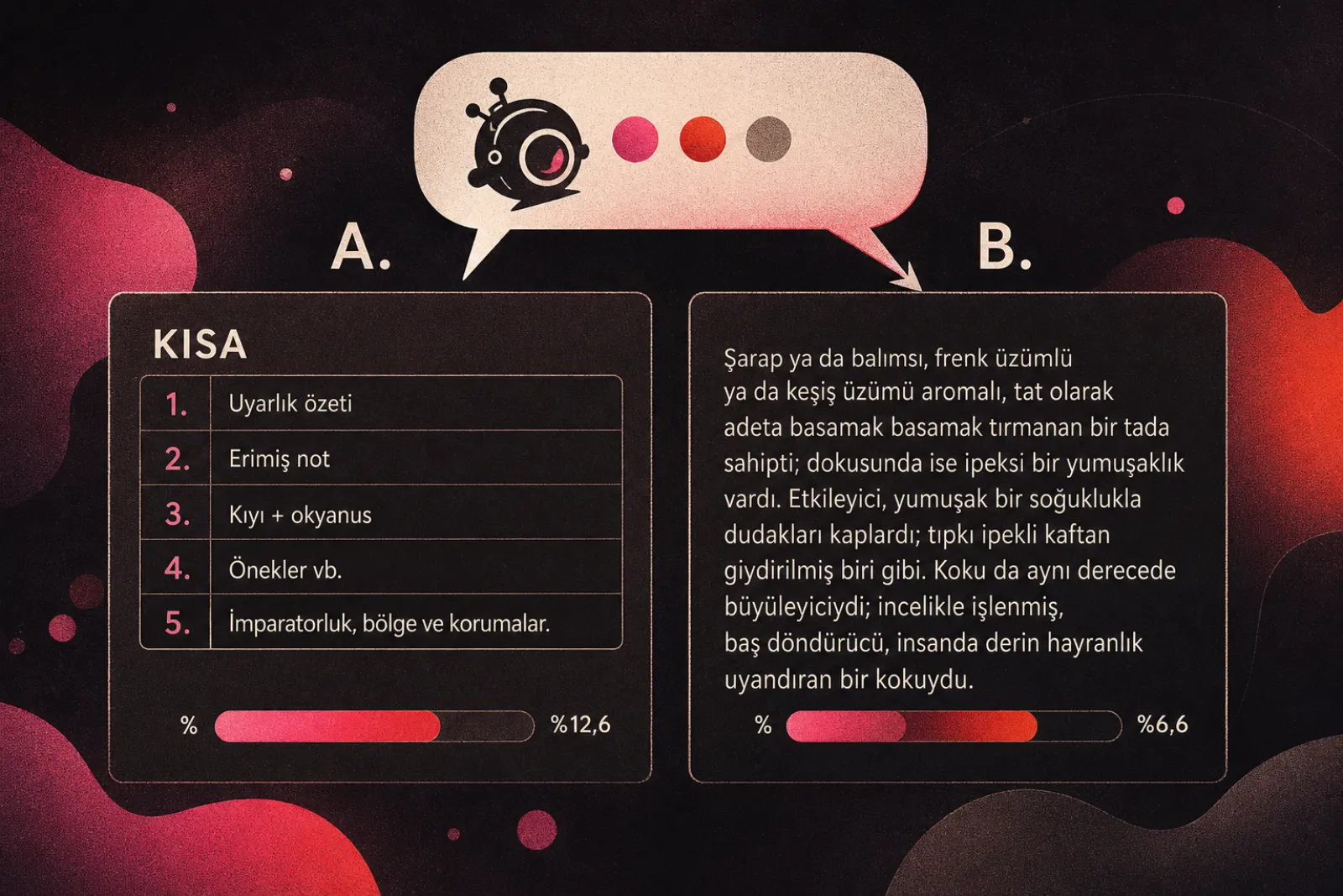 Yapay zeka içerik optimizasyonu için A/B testleri