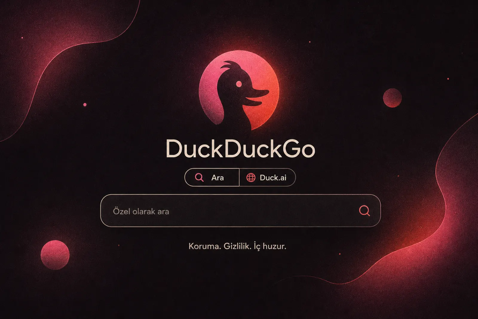 DuckDuckGo gizlilik odaklı arama