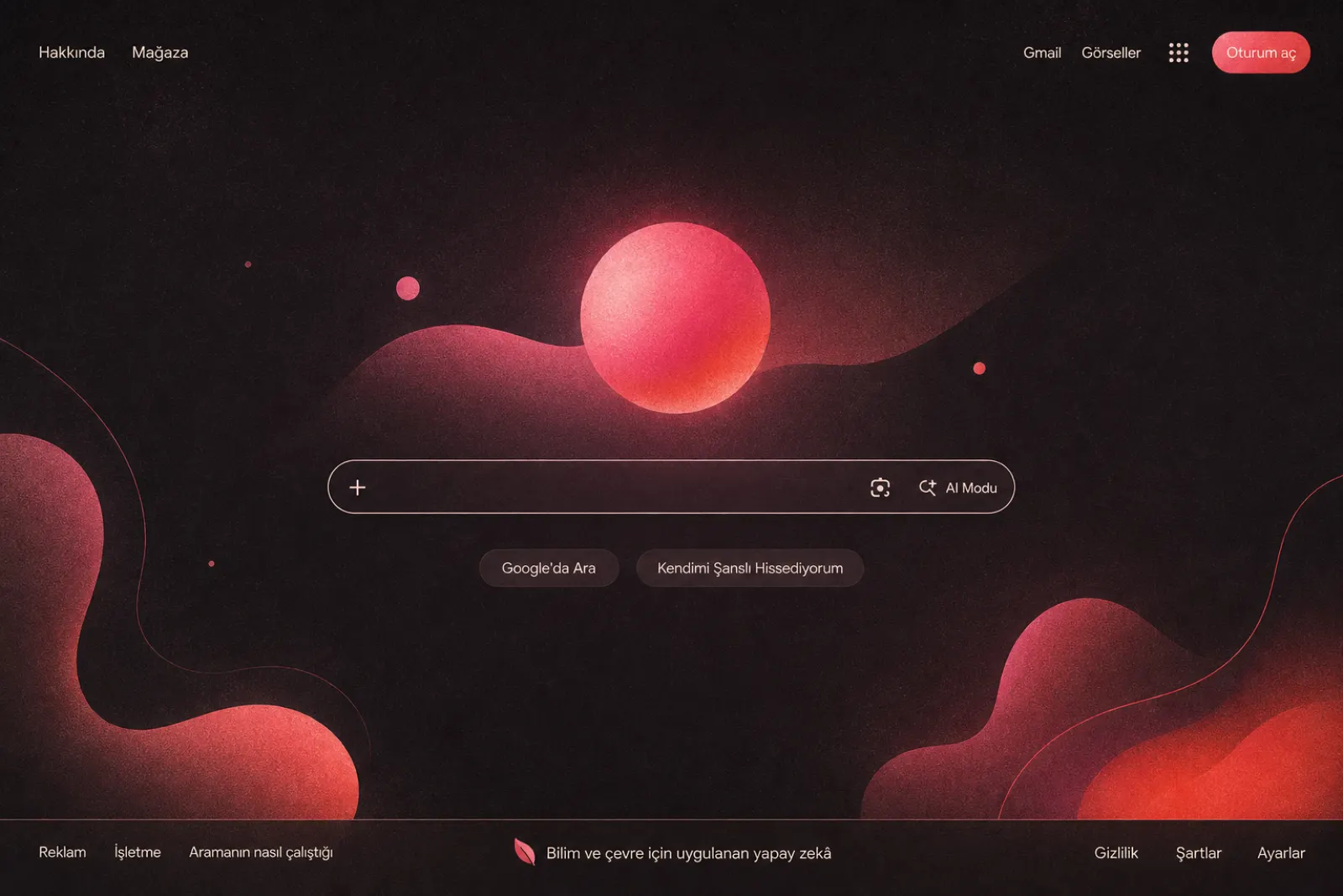 2026 Google arama motoru ana sayfası