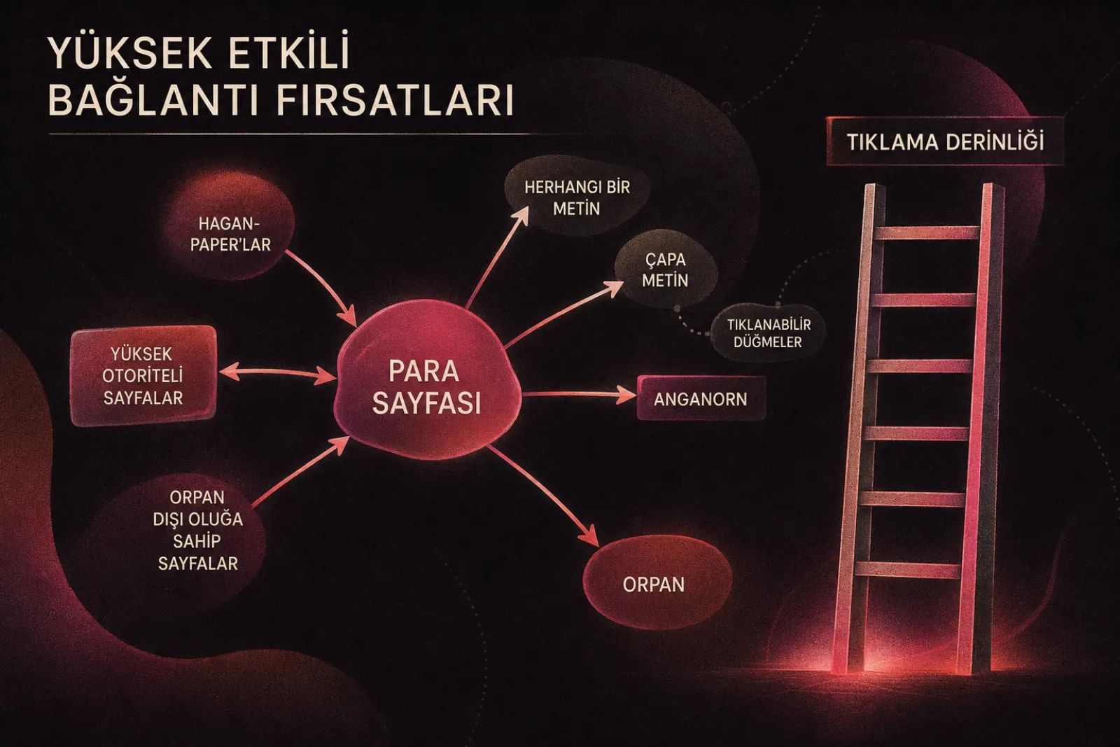 Yüksek etkili iç link stratejileri ve sayfa türleri şeması