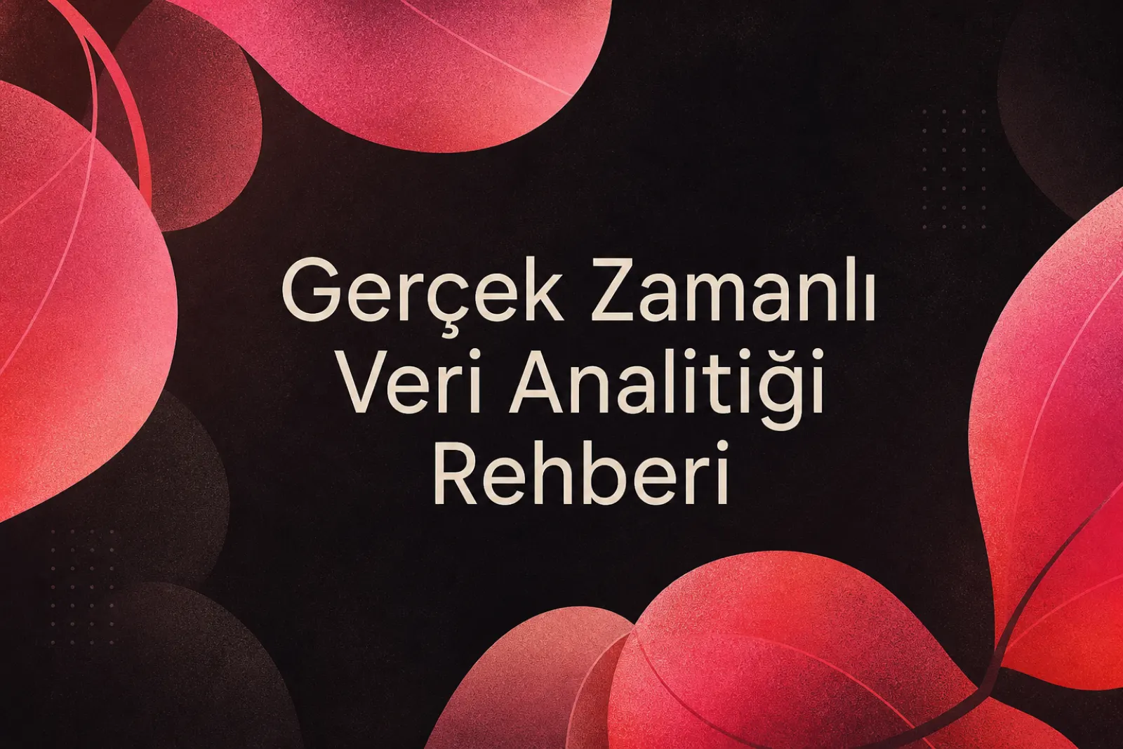 Gerçek zamanlı veri analitiği kapak görseli