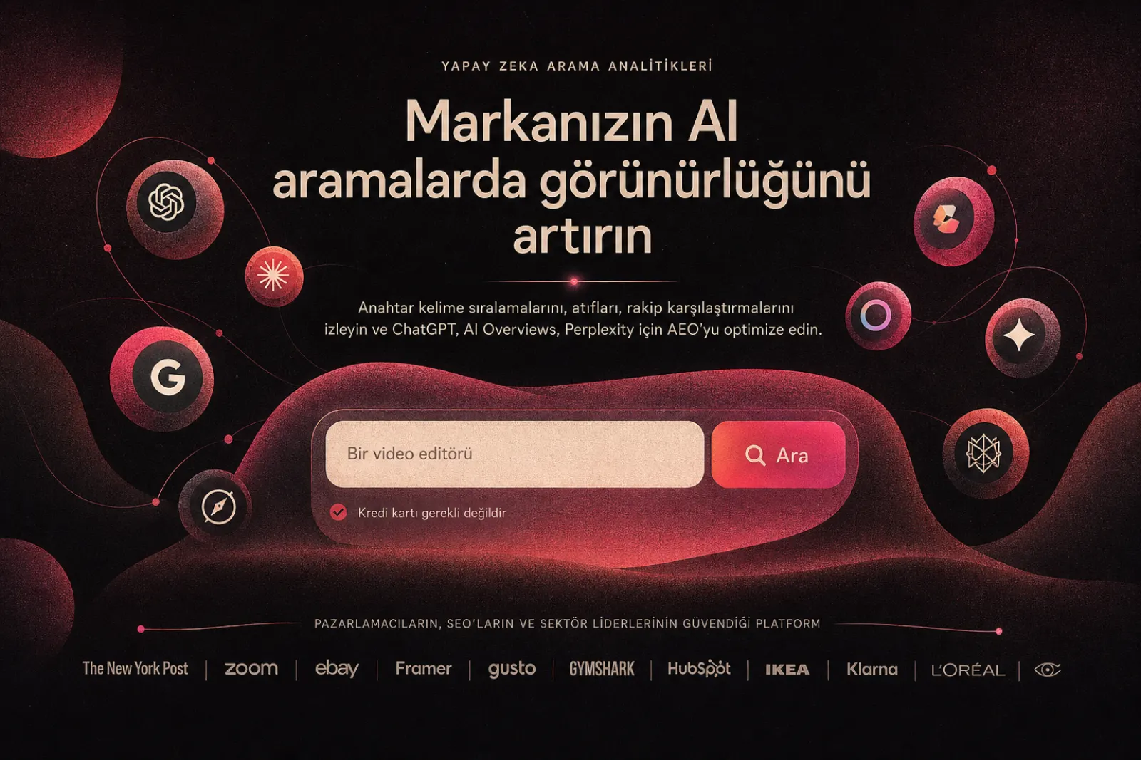 Yapay zeka arama motorlarında kurumsal SEO analitiği görünümü
