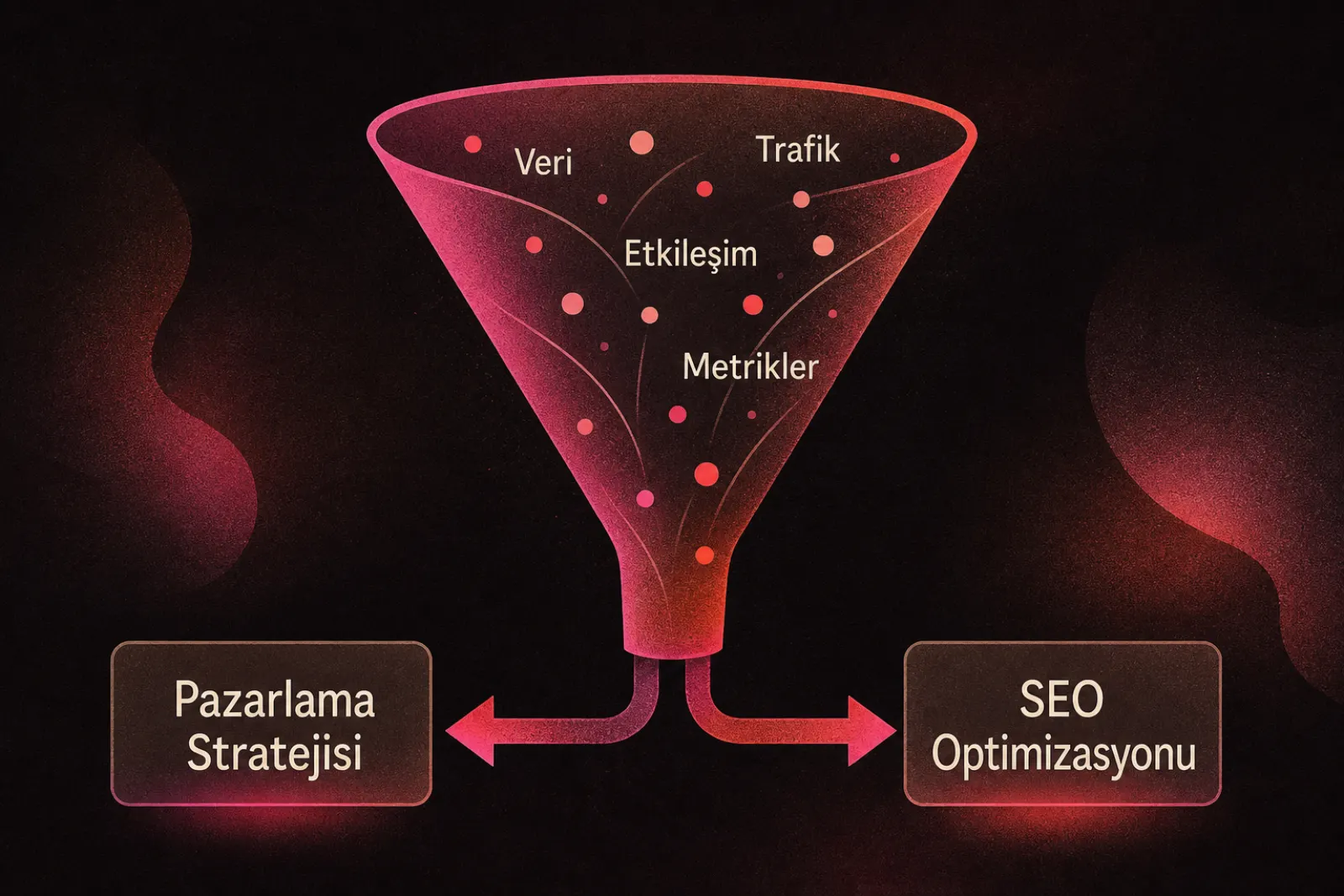 Pazarlama ve SEO verilerini filtreleme hunisi