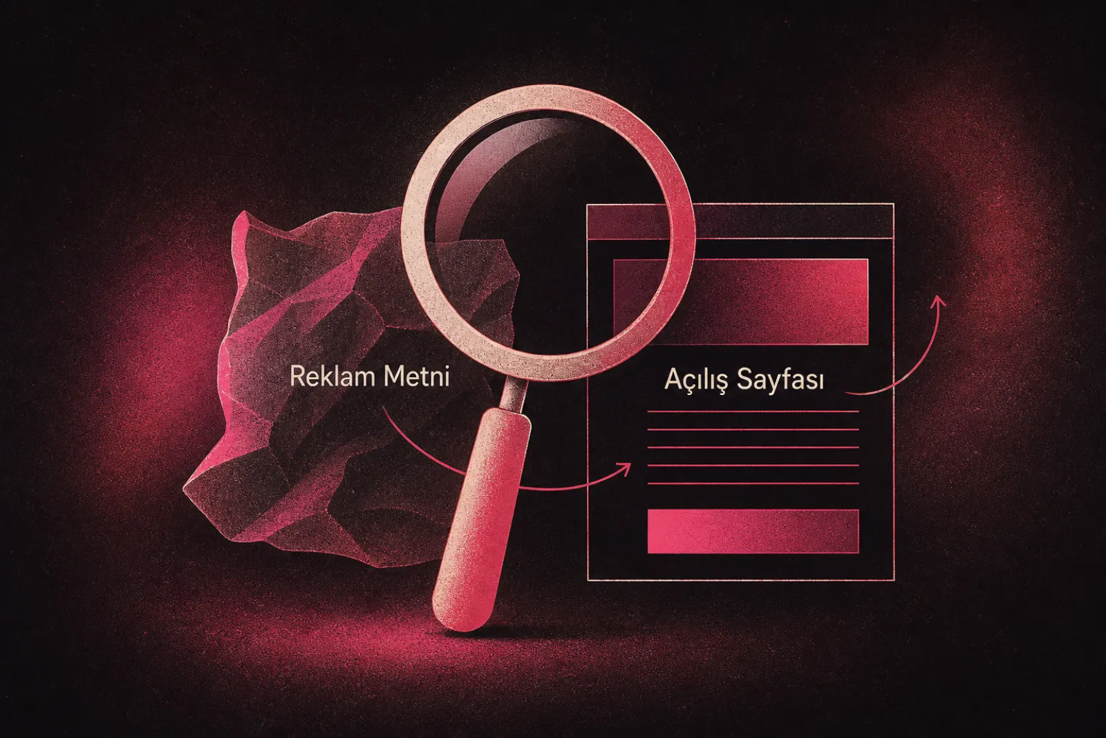 Reklam metni ve açılış sayfası analizi