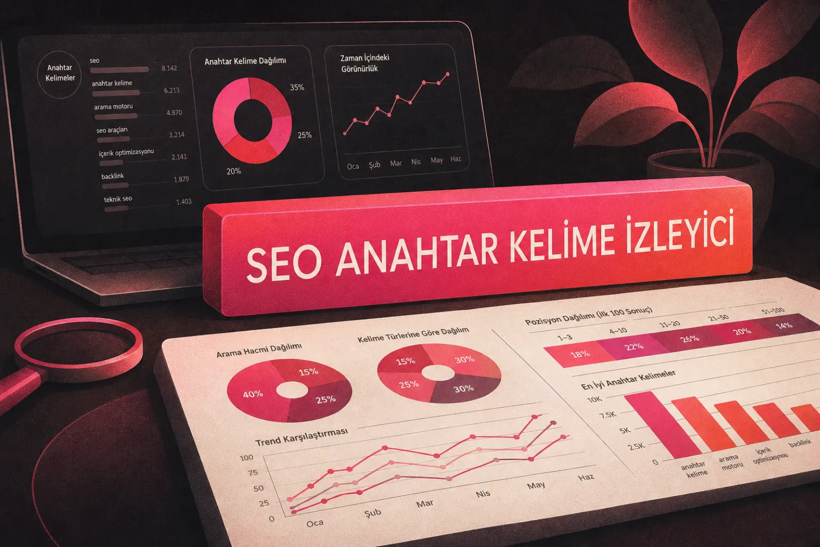 SEO anahtar kelime takibi ve sıralama yükseltme