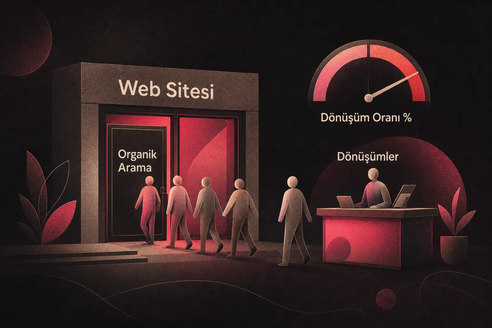 Organik arama hunisi ve dönüşüm oranı