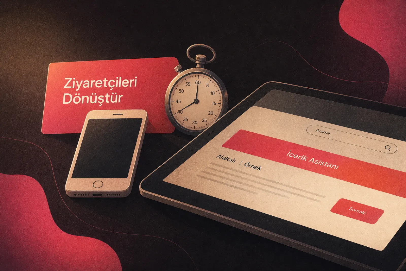 Web sitesi dönüşüm optimizasyonu ve lead yakalama