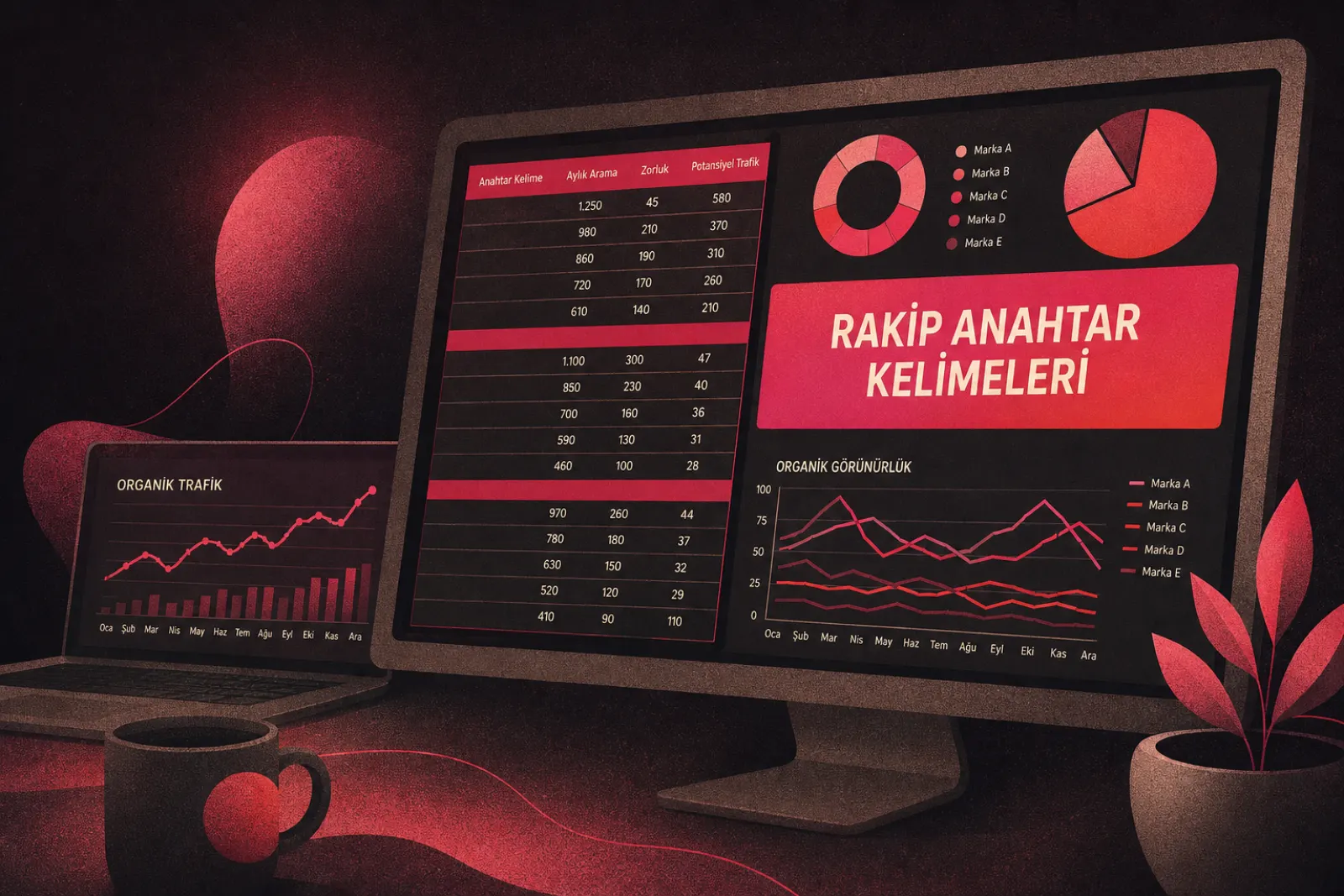 Rakip içerik stratejisi haritalandırma