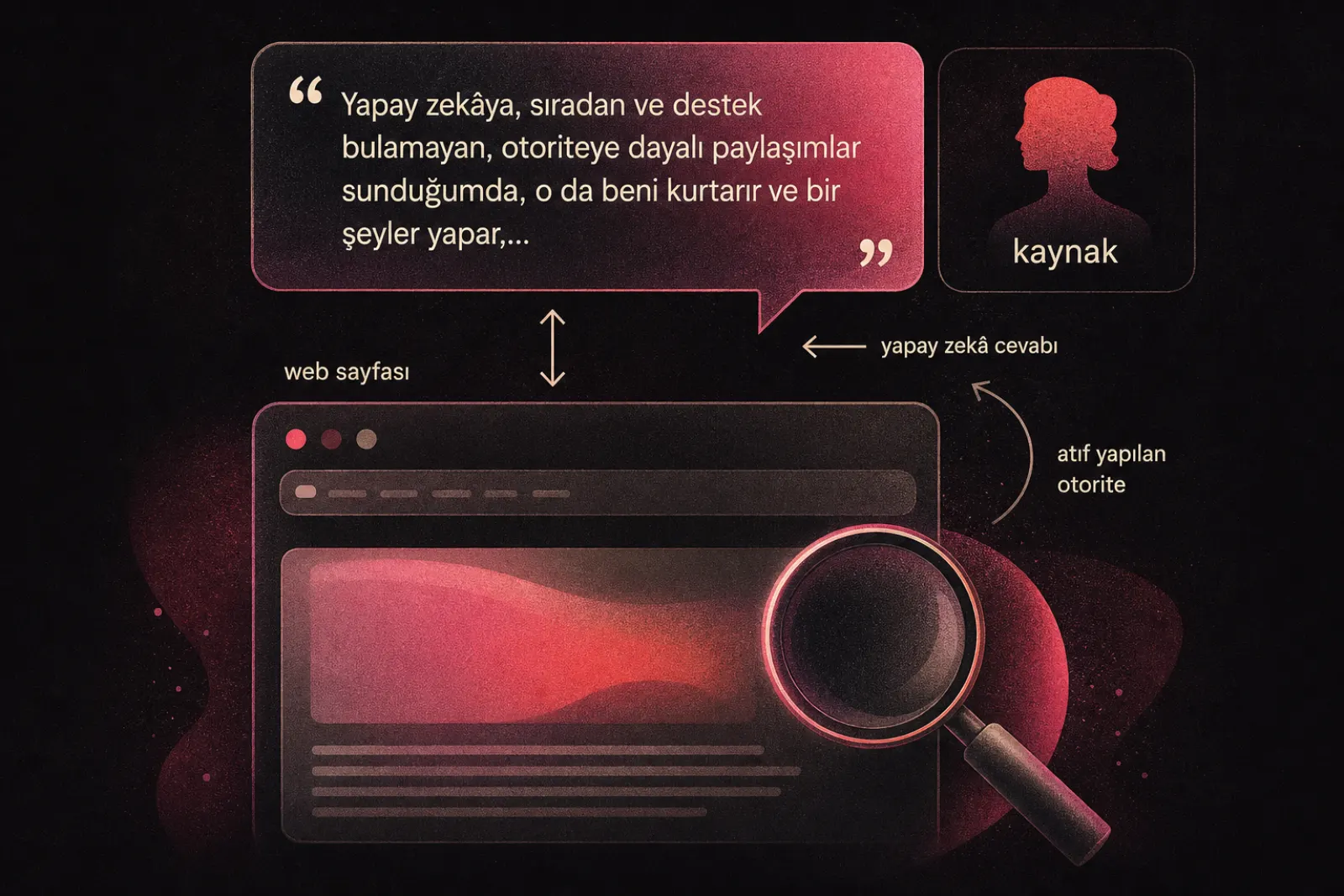 Yapay zeka arama motorlarından atıf almak