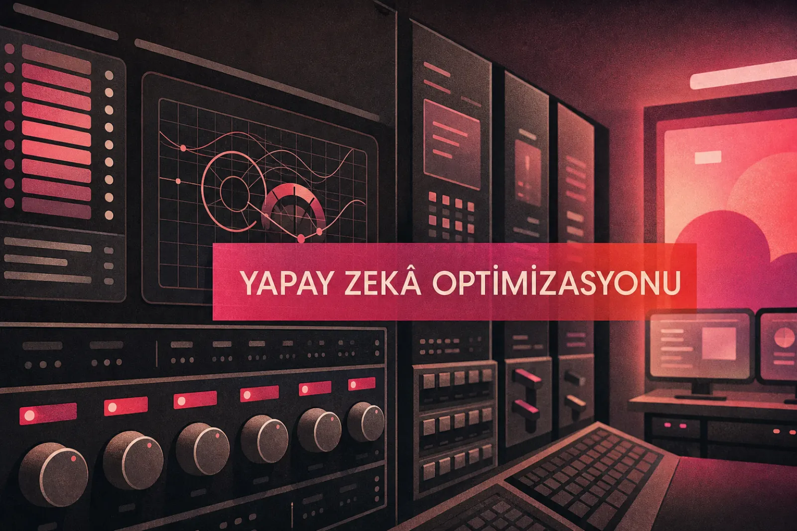 Yapay zeka optimizasyonu kavramsal görseli