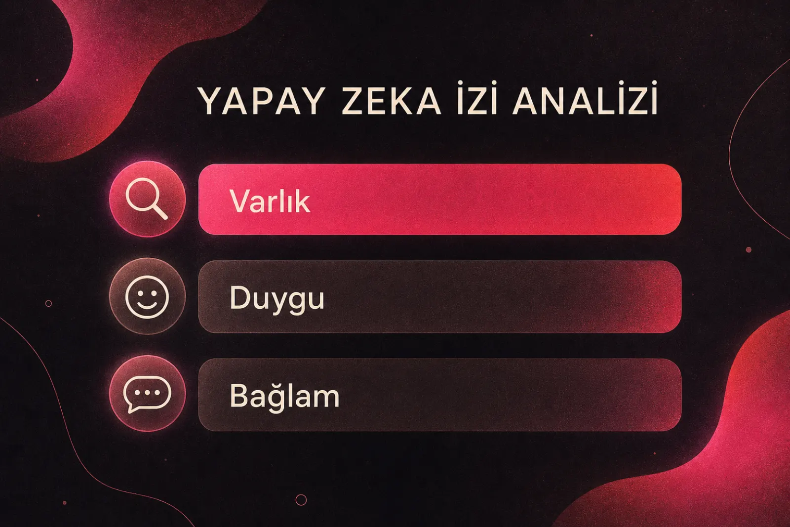 Yapay zeka ayak izi ve metrik analiz grafiği